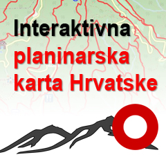 Interaktivna planinarska karta Hrvatske